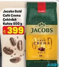 JACOBS GOLD CAFE CREMA ÇEKİRDEK KAHVE 500 G fiyat ve kampanya bilgisi